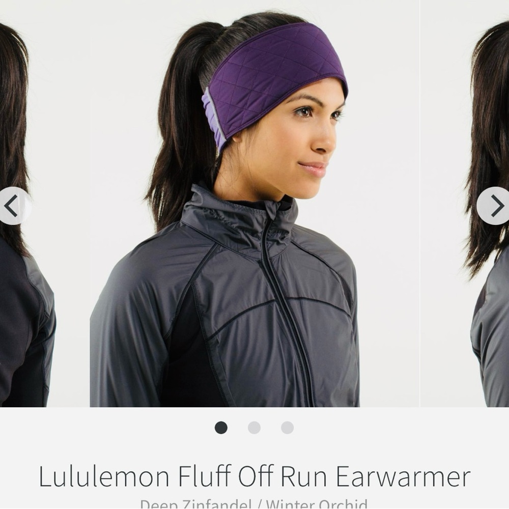 Lululemon Fluff Off Purple Ear Warmer